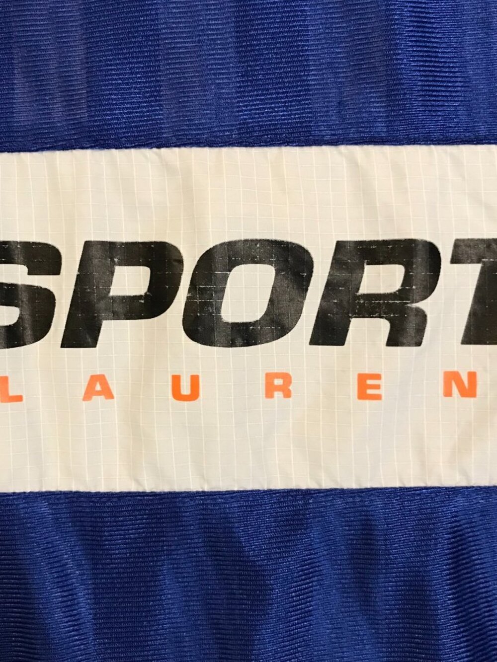 Men's Vintage Polo Sport Ralph Lauren Distressed Jersey Polo Shirt-Size XL - Picture 14 of 16